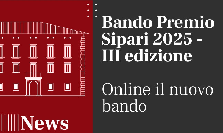 online il nuovo bando della III edizione del Premio Sipari.